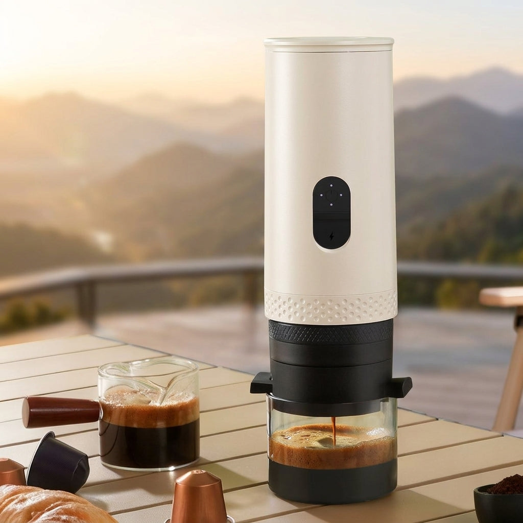 Wireless Heating Handheld Espresso Maker Portable For Coffee Capsules