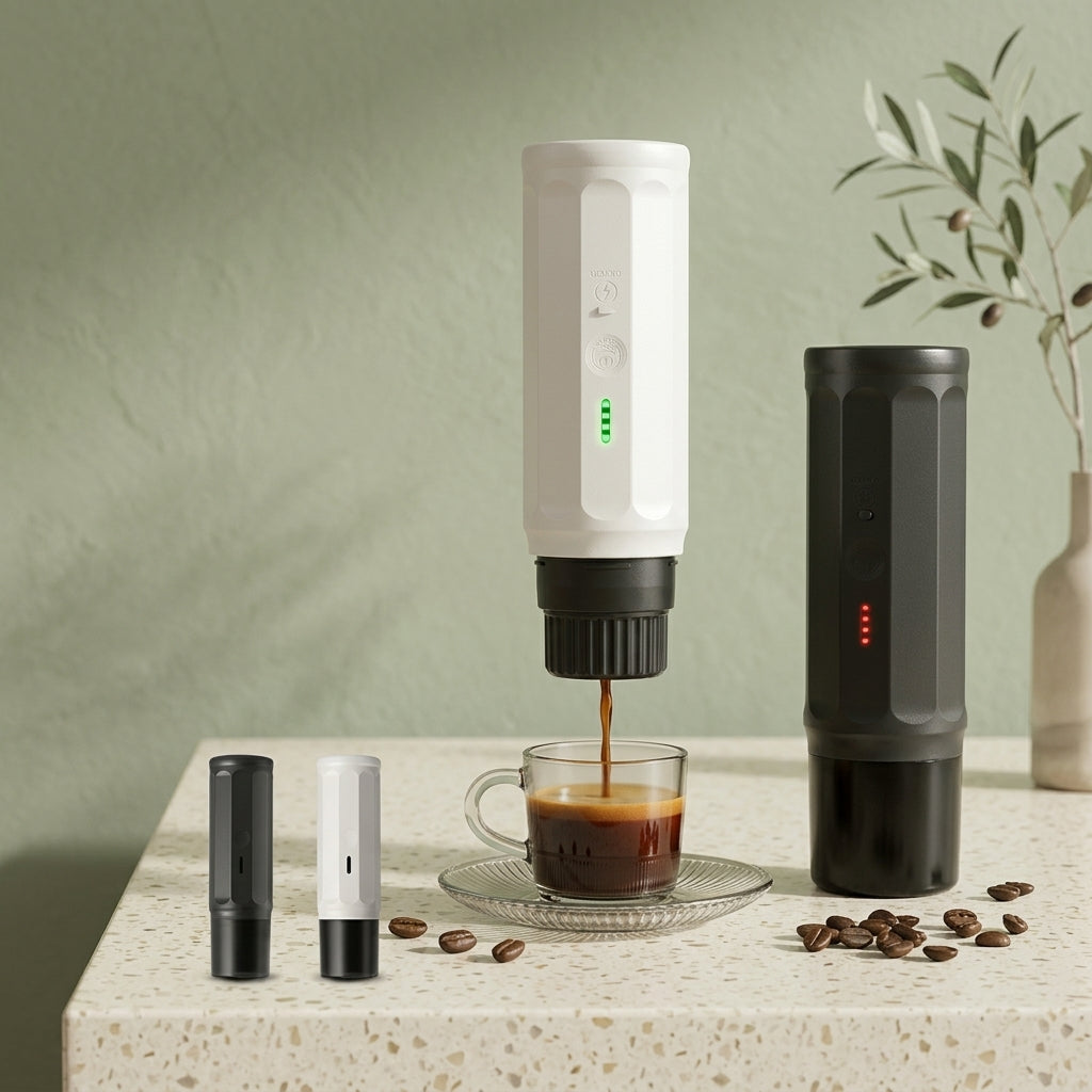 Wireless Electric Handheld Capsule Coffee Maker Portable Outdoor